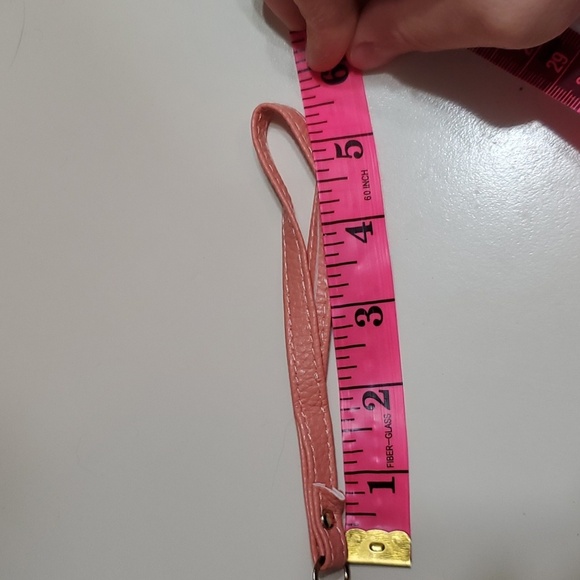 NWT Sienna Mae card / Coin Wristlet. Light orange shade. Vegan leather (faux). - Picture 8 of 8